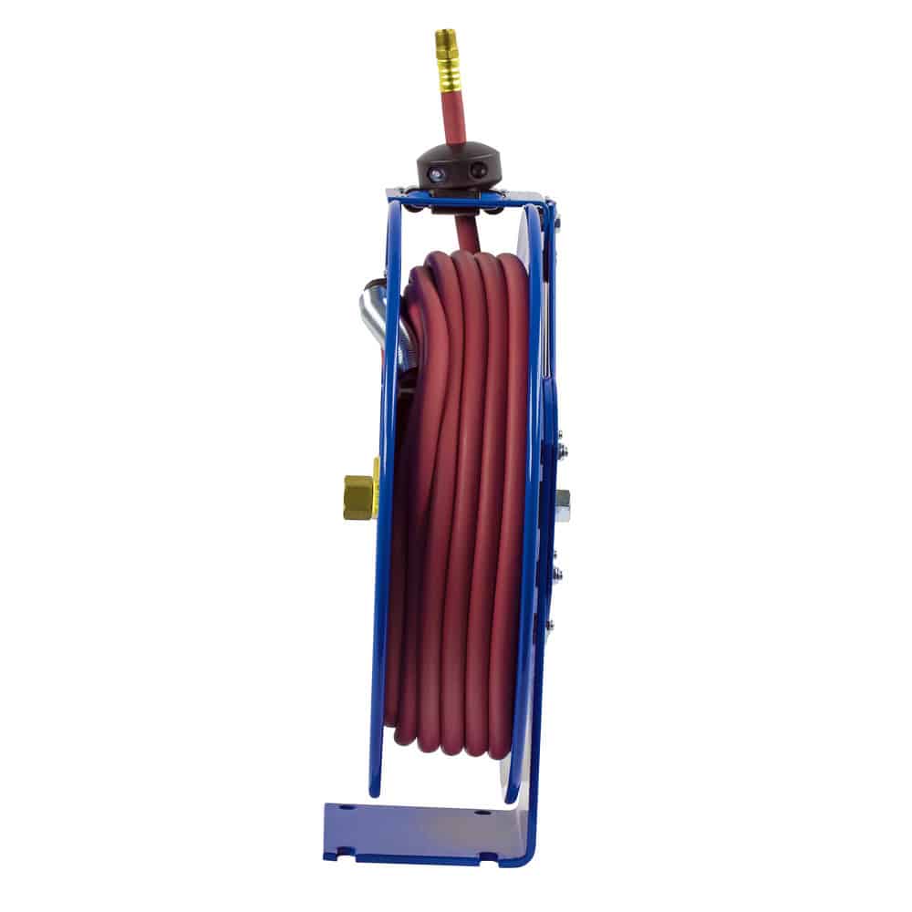 Coxreels Spring Rewind Hose Reel for air/water: 3/8 I.D., 25' hose, 300  PSI Model P-LP-325-AL