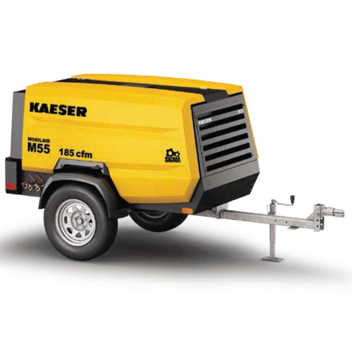 Kaeser Mobilair Portable Rotary Screw Air Compressor Model M55PE